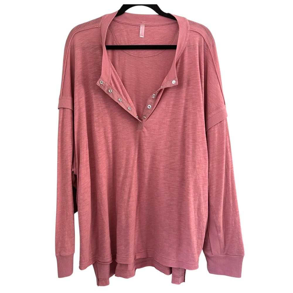 FP Movement by Free People Pink Long Sleeve Top